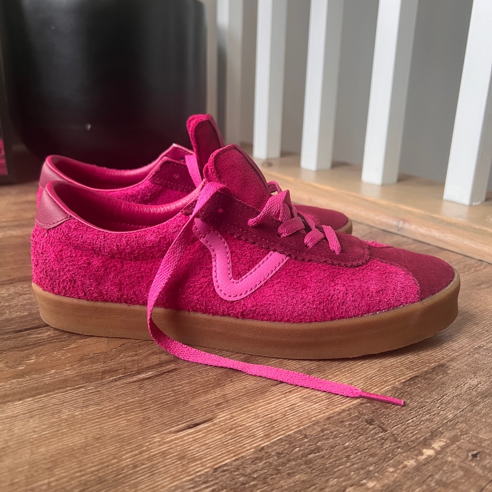 Vans Women's Sneakers in Pink and Brown